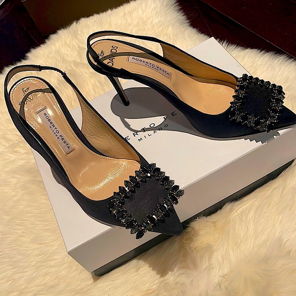 Brand new evening Roberto Festa Milano heel